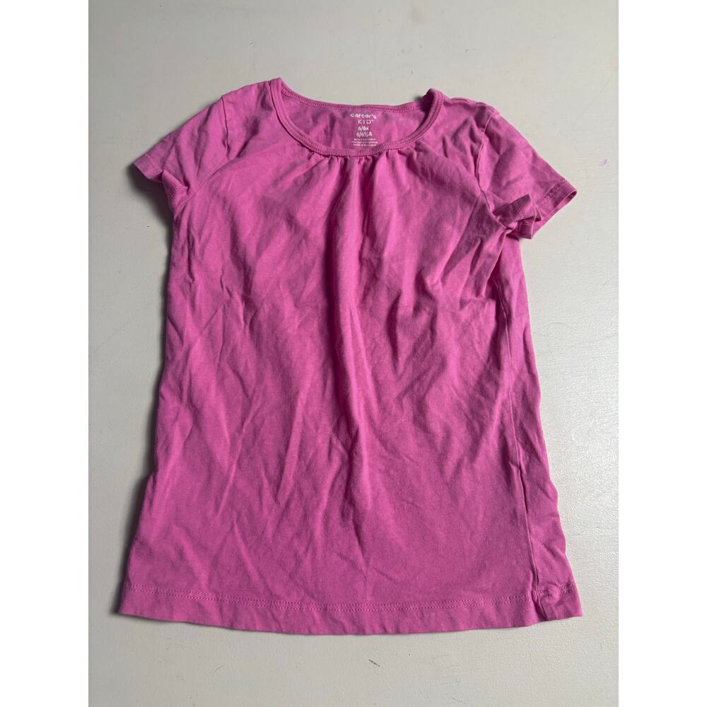 Girls Sz 6 Lot of 9 Shirts OshKosh Cat & Jack Justice Children’s Place Tees Tank - Picture 5 of 10
